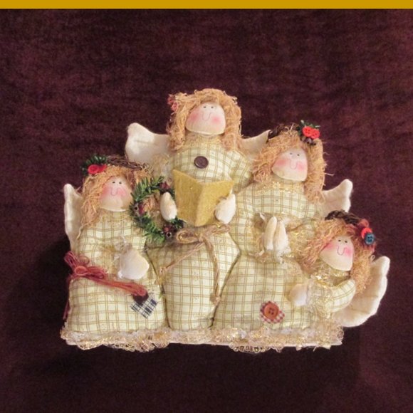 SINGING ANGELS: PLAID PATTERN - Picture 1 of 8